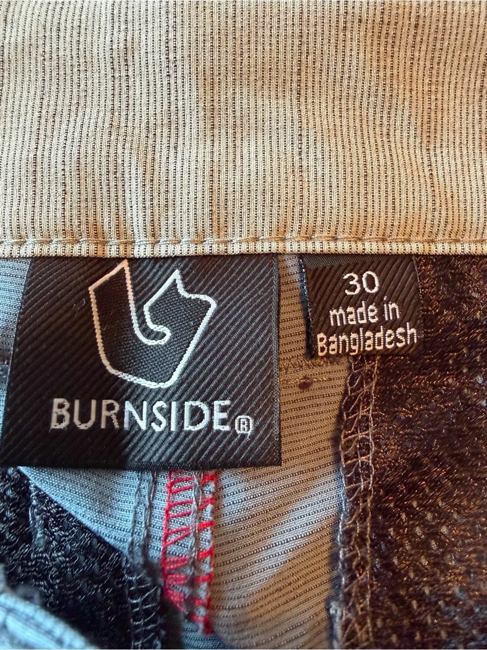 NWT BURNSIDE Hybrid Series Sz 30x18 Walkshort/Boardshort Performance Stretch